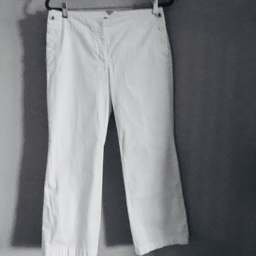 Loft nautical wide leg pants